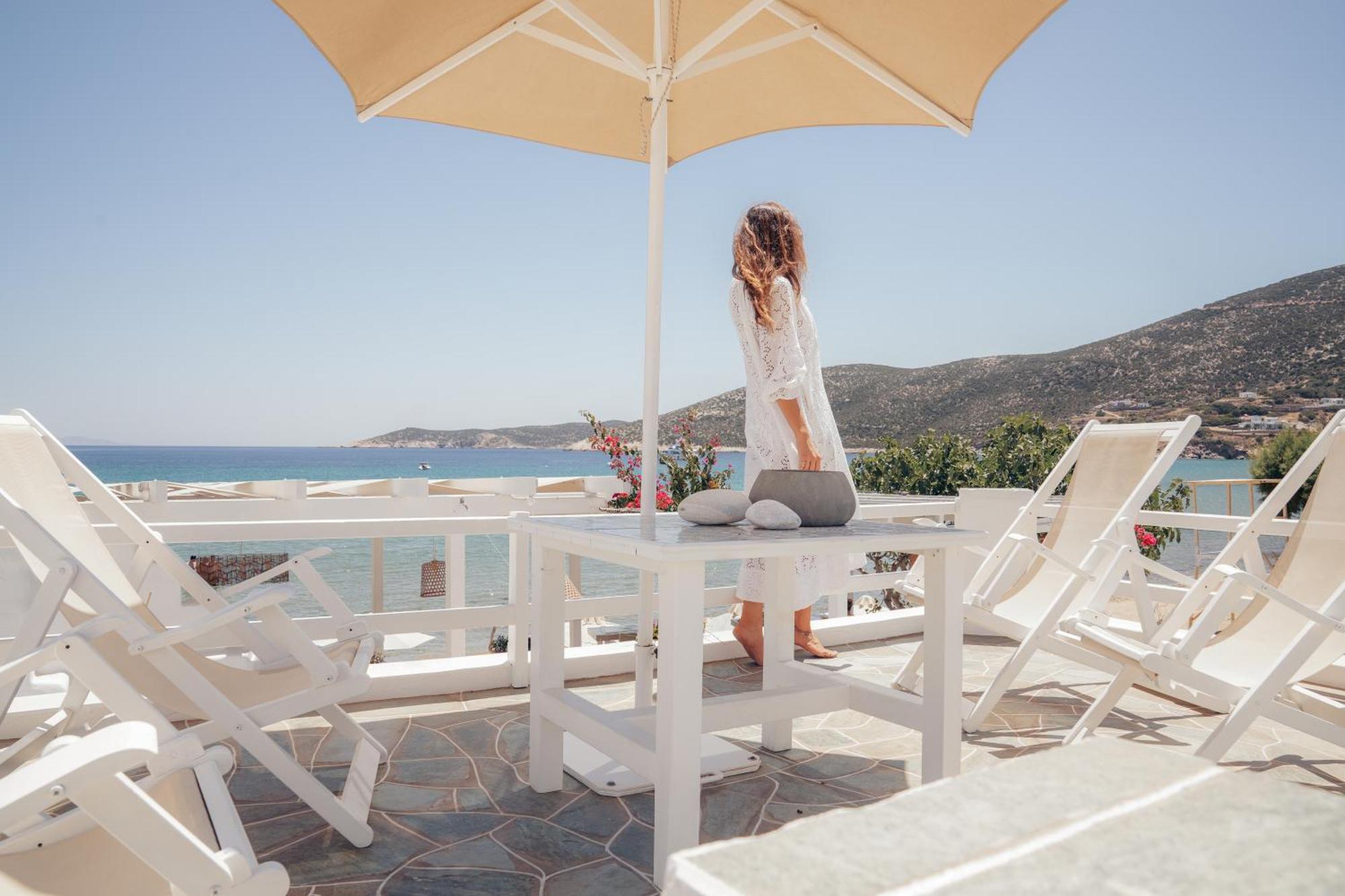 Turquoise Maison By The Sea Platis Gialos  Exteriér fotografie
